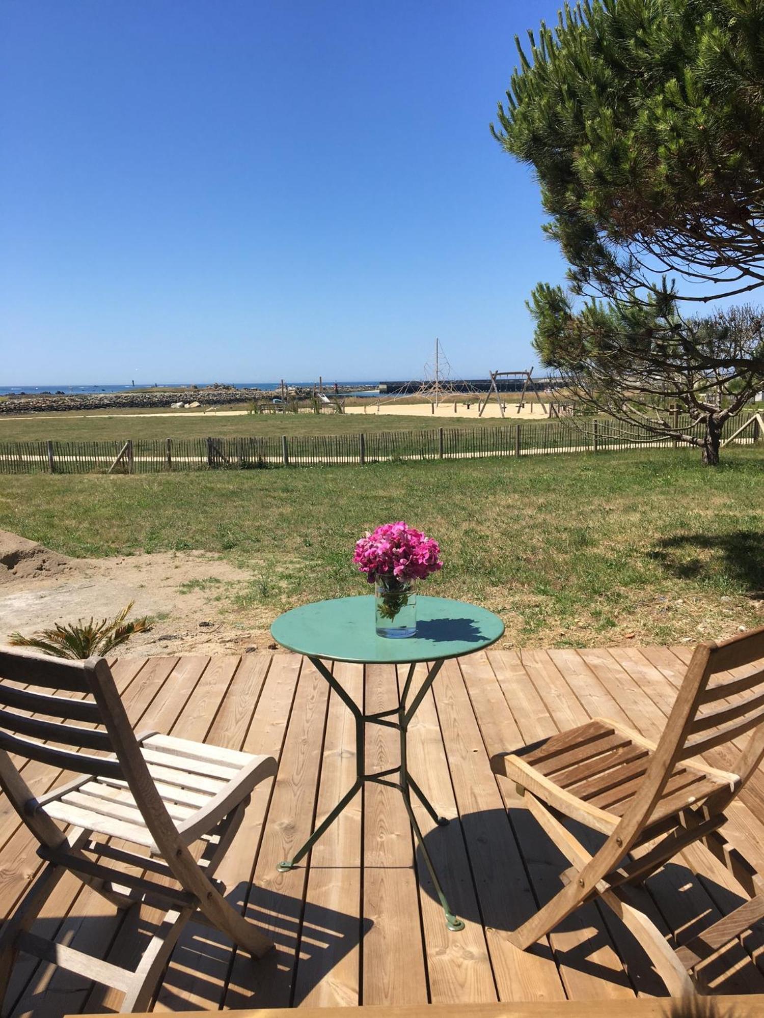 Appart-Studios Vue Mer Panoramique St Guenole Cote Mer Penmarcʼh 객실 사진